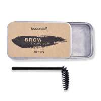 Private label Natural Eye Brows Shaping Soap Gel 3D Eyebrow Shaping Brow Soap With Brush