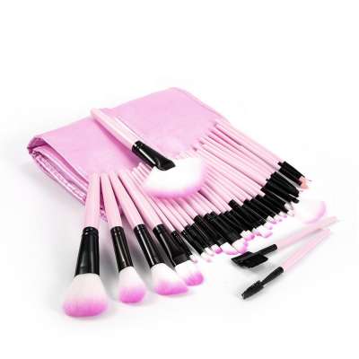 OEM high quality 32 makeup brush pack three color optional makeup set brush beauty brush set